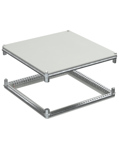 FORMAT Крыша и основание (под фланец) 800х800мм IEK (FO-00-KOF-080-080) в Самаре Аксессуары для стоек и шкафов Pintop.ru