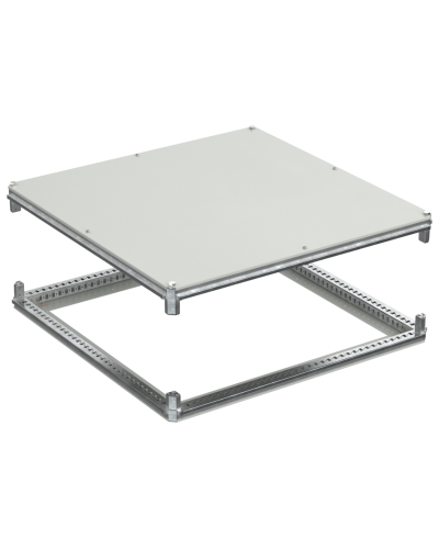 FORMAT Крыша и основание (под фланец) 1000х1000мм IEK (FO-00-KOF-100-100) в Самаре Аксессуары для стоек и шкафов Pintop.ru