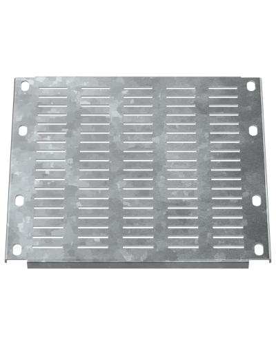 FORMAT Заглушка панели нижней наборной вентилируемой 200мм в шкаф шириной 400мм IEK (FO-00-PLTV-020-040) в Самаре Аксессуары для стоек и шкафов Pintop.ru