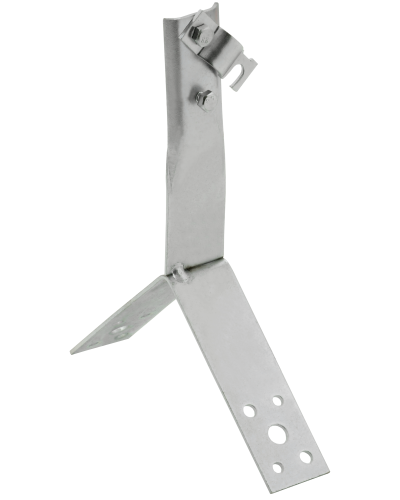 Держатель проводника круглого 6-10мм винтовой для конька h=80мм нержавеющая сталь IEK (ZDP80-20-4-16-80) в Самаре Крепеж Pintop.ru