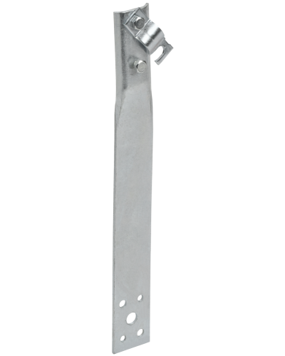 Держатель проводника круглого 6-10мм винтовой прямой h=150мм оцинкованная сталь IEK (ZDP86-11-1-16-150) в Самаре Крепеж Pintop.ru