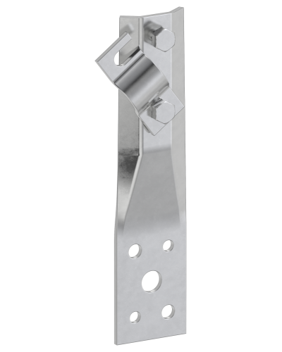 Держатель проводника круглого 6-10мм винтовой прямой h=60мм нержавеющая сталь IEK (ZDP86-20-1-16-60) в Самаре Крепеж Pintop.ru