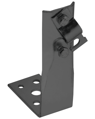 Держатель проводника круглого 6-10мм винтовой угловой h=150мм оцинкованная сталь TD IEK (ZDP87-13-1-16-150) в Самаре Крепеж Pintop.ru