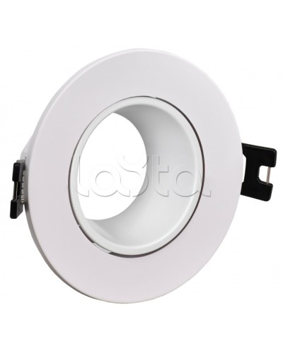 Светильник 4104 встраиваемый MR16 круг пласт. белый IEK (LT-UVB0-4104-GU05-1-K01) в Самаре Светильники Pintop.ru