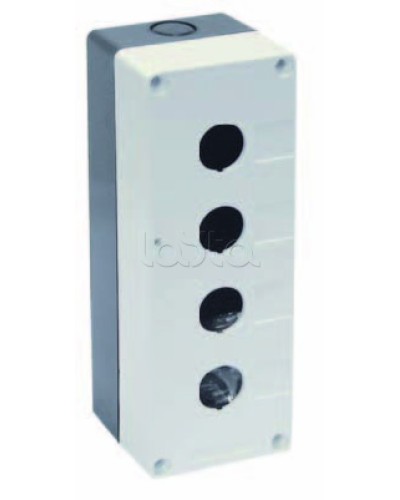 Корпус КП104 для кнопок 4 места белый IEK BKP10-4-K01 в Самаре Аксессуары для кабель-канала Pintop.ru