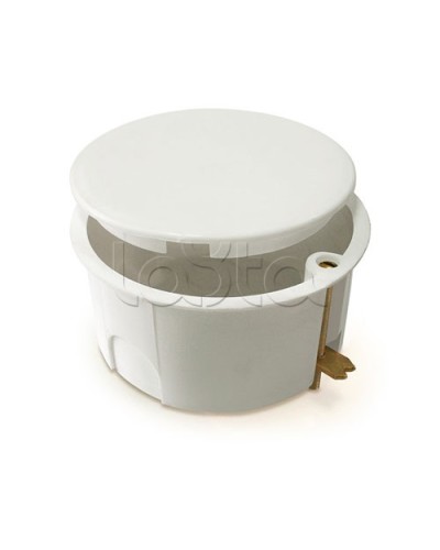 Коробка установочная для полых стен, с крышкой, с саморезами, металлические лапки d80x40 IEK КМ41024 (UKG01-080-040-000-M) в Самаре Распределительные коробки Pintop.ru