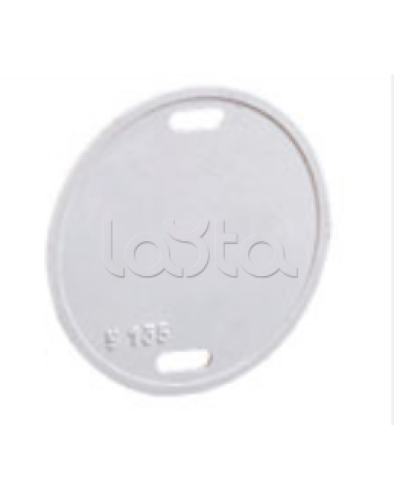 Бирка кабельная маркировочная У-135 (круг 55 мм) IEK UZMA-BIK-Y135-R в Самаре Аксессуары для кабель-канала Pintop.ru