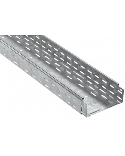 ESCA Лоток перфорированный 80х300х3000-1,0 HDZ IEK (CLP10-080-300-100-3-M-HDZ) в Самаре Кабельные лотки Pintop.ru