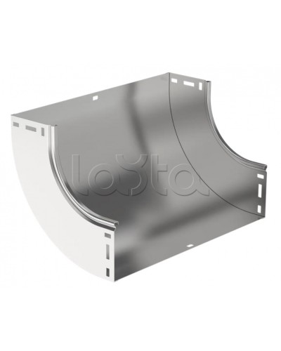 ESCA Поворот плавн. 90град тип В10 80х500мм IEK (CPV51-0-90-080-500) в Самаре Аксессуары для лотков Pintop.ru