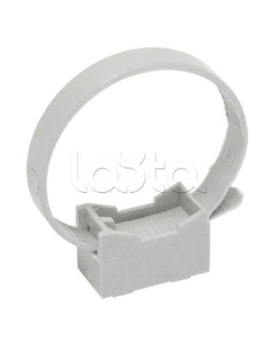 Хомутный держатель со стяжкой CFF2 32-63мм серый IEK (CTA10MP-CFF263-K41-100) в Самаре Держатели, клипсы, скобы Pintop.ru