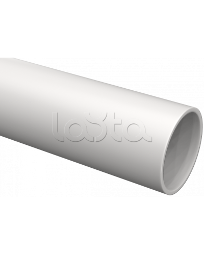 Труба гладкая жесткая ПВХ d=25 белая 2м (50м/компл) IEK (CTR10-025-K01-2-050) в Самаре Гладкая труба Pintop.ru