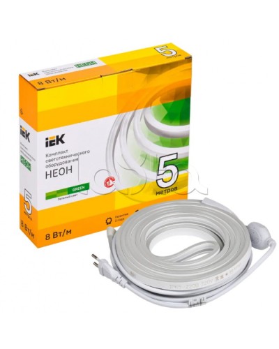 Комплект DIY (2835G120-8-IP65-220В 5м + др.) IEK (LSR5-G-120-65-2-05-S0) в Самаре Источники света(Лампы) Pintop.ru