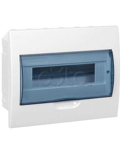 Бокс ЩРВ-П-12 модулей встраиваемый пластик IP41 IEK (MKP12-V-12-40-10) в Самаре Боксы для автоматов Pintop.ru