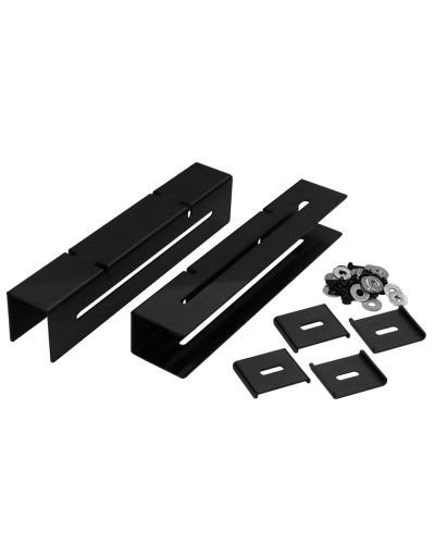 Кронштейны для крепления рамы LAN-MT-FRM к проволочному лотку, 2 шт. LANMASTER LAN-MT-FRM-FIXSET в Самаре Аксессуары для стоек и шкафов Pintop.ru