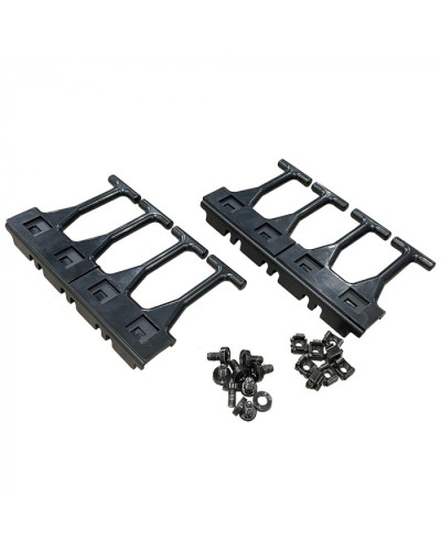 Кабельная гребенка 4U универс, с пальцами глубиной 106 мм, 2 шт. в комп, черная LANMASTER (LAN-DC-CB-4U-PF/S) в Самаре Аксессуары для стоек и шкафов Pintop.ru