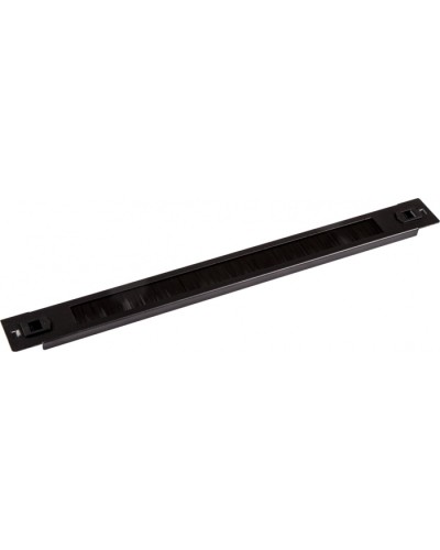 Панель 19 с щеточным вводом 1U, быстросъемная, черная LANMASTER LAN-DC-TLBRP-1U в Самаре Аксессуары для стоек и шкафов Pintop.ru