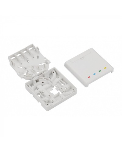 Розетка на DIN-рейку LANMASTER LAN-DRF-4SC/SB-WH в Самаре Аксессуары для стоек и шкафов Pintop.ru