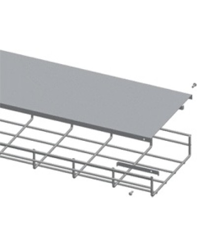 Крышка для лотка шириной 150мм, 1м. LANMASTER LAN-MT-AB150-EZ в Самаре Аксессуары для лотков Pintop.ru