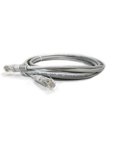 Патч-корд RJ45 - RJ45, 4 пары, UTP, категория 6, 3 м, серый, LSZH LANMASTER LAN-PC45/U6-3.0-GY в Самаре Патч-корды и пигтейлы Pintop.ru