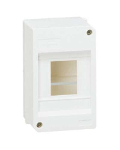 Щиток накладной Mini S 4 модуля белый Legrand 001357 в Самаре Боксы для автоматов Pintop.ru