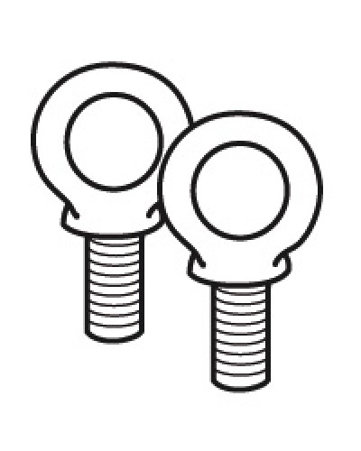 Комплект подъемных колец Legrand 020482 в Самаре Аксессуары для стоек и шкафов Pintop.ru