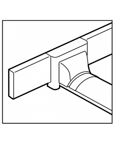 Переходник на напольный кабель-канал LEGRAND 032805 в Самаре Аксессуары для кабель-канала Pintop.ru