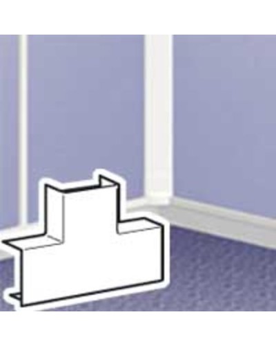 Т-образное ответвление для мини-плинтуса DLPlus 32x16 белый Legrand 033330 в Самаре Аксессуары для кабель-канала Pintop.ru