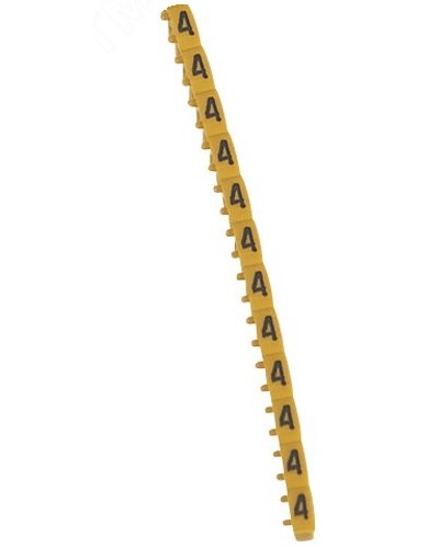 Маркер 4 0,15/0,5 ЖЛТ CAB3 Legrand 038104 в Самаре Аксессуары для кабель-канала Pintop.ru