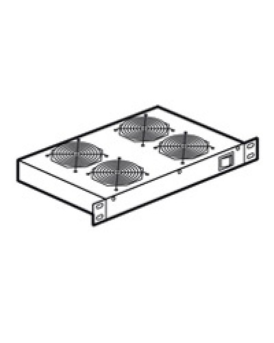 Полка с 4 вентиляторами высотой 1U Legrand 046490 в Самаре Полки для шкафов и стоек Pintop.ru
