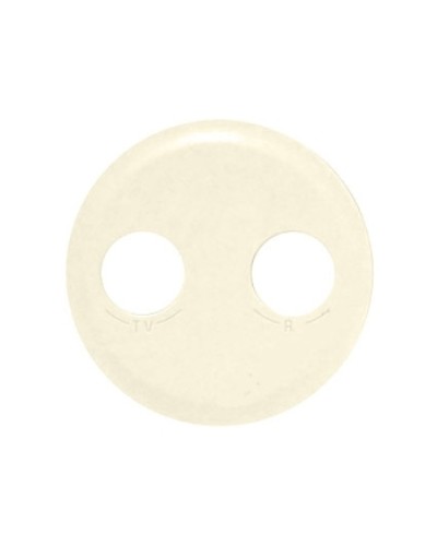 Лицевая панель для розетки TV/FM слоновая кость Celiane Legrand 066232 в Самаре Аксессуары для кабель-канала Pintop.ru