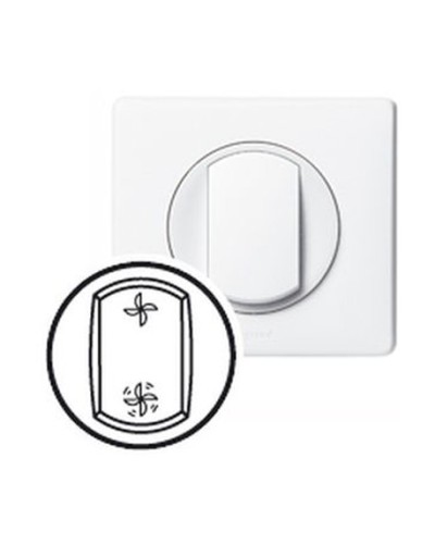 Клавиша Вентиляция белая CelianeLegrand 068061 в Самаре Аксессуары для кабель-канала Pintop.ru