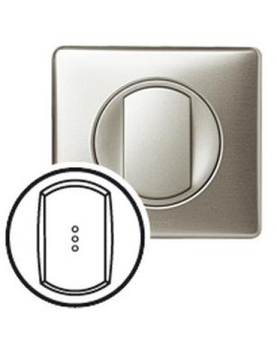 Лицевая панель для выключателя с индикацией титан Celiane Legrand 068303 в Самаре Аксессуары для кабель-канала Pintop.ru