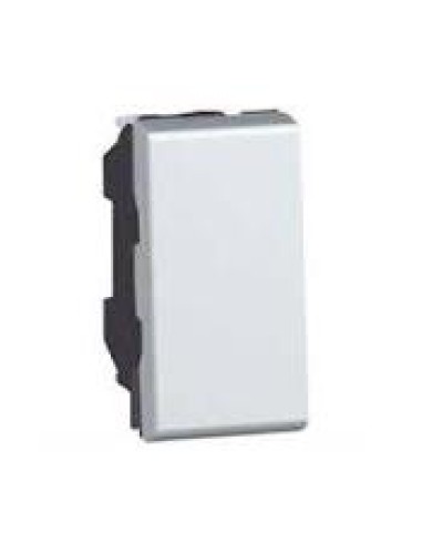 Переключатель на 2 направления Mosaic 1 модуль 10 AX алюминий Legrand 079201 в Самаре Аксессуары для кабель-канала Pintop.ru