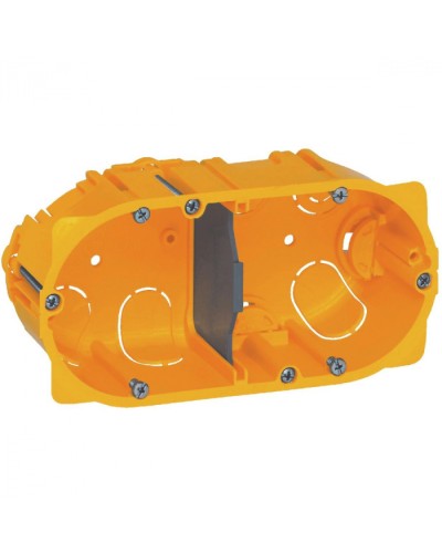 Коробка для сухих перегородок 2-местная, глубина 40 мм Batibox Legrand 080042 в Самаре Распределительные коробки Pintop.ru