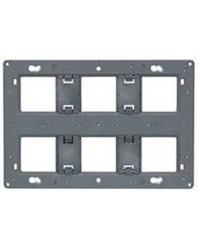Суппорт Mosaic на 2x6, 2x8 или 2x3x2 модулей LEGRAND 080266 в Самаре Аксессуары для кабель-канала Pintop.ru