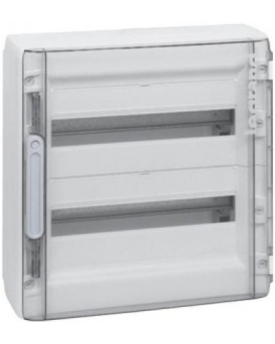 Распределительный щиток XL3 125 с белой дверью 2 ряда 36 модулей 450х450х128 мм Legrand 401647 в Самаре Щиты электрические Pintop.ru