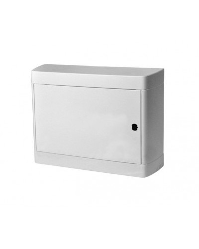 Накладной распределительный щит Nedbox с белой дверью 1 рейка х 12 (+1) модулей Legrand 601236 в Самаре Боксы для автоматов Pintop.ru