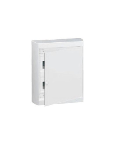 Накладной распределительный щит Nedbox с белой дверью 2 рейки х 12 (+1) модулей Legrand 601237 в Самаре Боксы для автоматов Pintop.ru