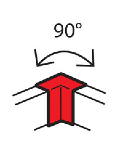 Угол внутренний для кабель-канала METRA 100x50 Legrand (638011) в Самаре Аксессуары для кабель-канала Pintop.ru
