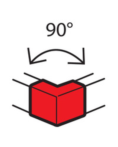 Угол внешний для кабель-канала METRA 100x50 Legrand (638012) в Самаре Аксессуары для кабель-канала Pintop.ru