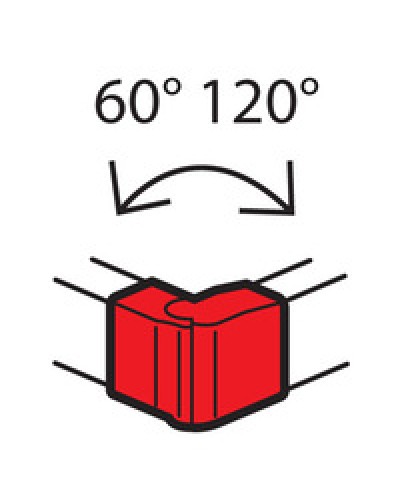 Угол внешний изменяемый для кабель-канала METRA 160x50 Legrand (638092) в Самаре Аксессуары для кабель-канала Pintop.ru