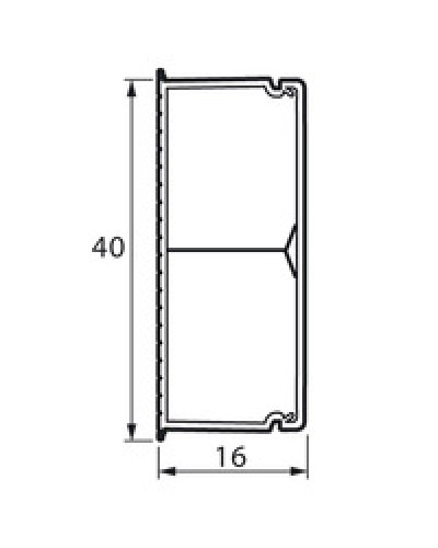 Кабель-канал с перегородкой METRA 40x16 Legrand (638195) в Самаре Кабель-канал Pintop.ru