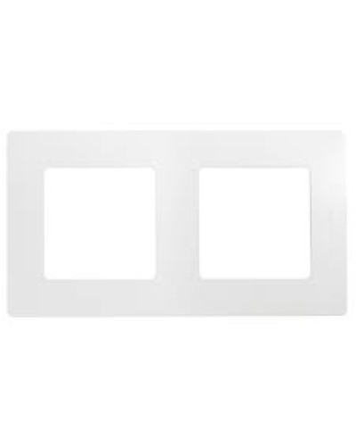 Рамка 2 поста Etika белый Legrand 672502 в Самаре Аксессуары для кабель-канала Pintop.ru