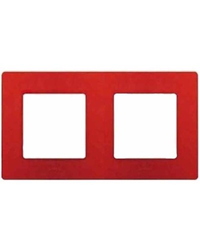 Рамка 2 поста Etika красный (10 шт/уп) Legrand 672532 в Самаре Аксессуары для кабель-канала Pintop.ru