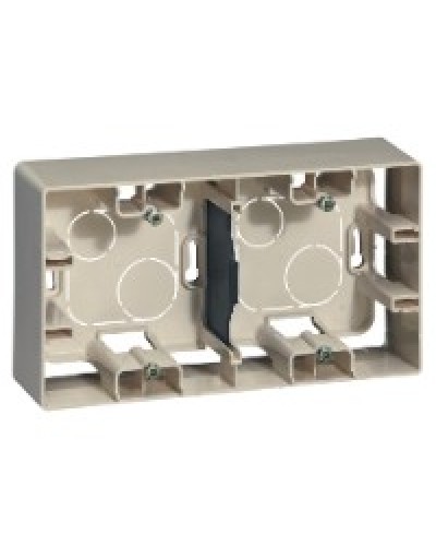 Коробка накладного монтажа 2 поста слоновая кость Etika Legrand 672540 в Самаре Распределительные коробки Pintop.ru