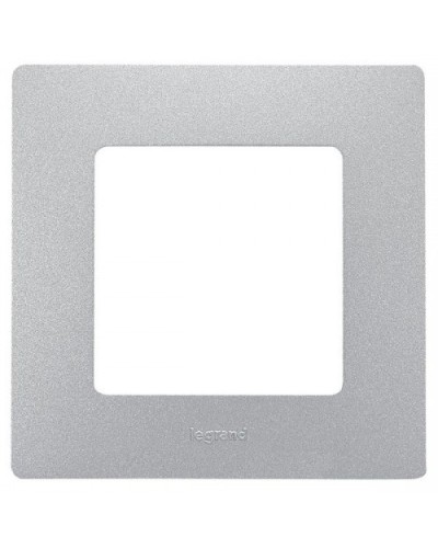 Рамка 1 пост Etika алюминий Legrand 672551 в Самаре Аксессуары для кабель-канала Pintop.ru