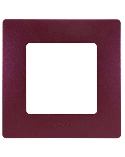 Рамка 1 пост Etika сливовый Legrand 672561 в Самаре Аксессуары для кабель-канала Pintop.ru