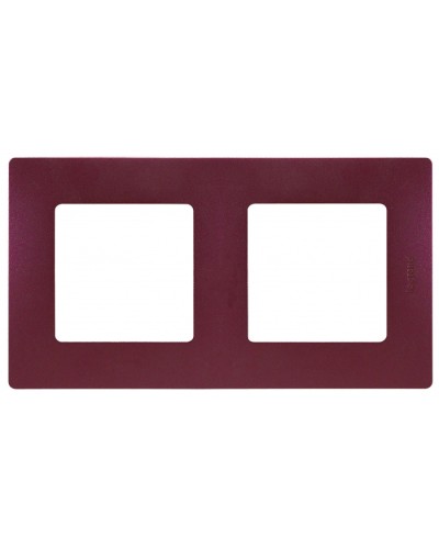Рамка 2 поста Etika сливовый Legrand 672562 в Самаре Аксессуары для кабель-канала Pintop.ru