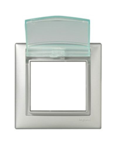 Рамка влагозащищенная Valena IP 44 с крышкой алюминий Legrand 770150 в Самаре Аксессуары для кабель-канала Pintop.ru