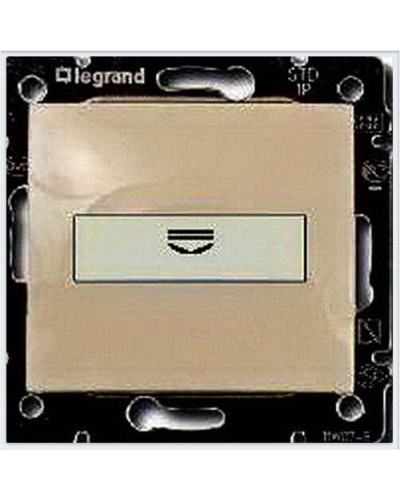 Выключатель c картой 10А слоновая кость Valena Legrand 774134 в Самаре Аксессуары для кабель-канала Pintop.ru